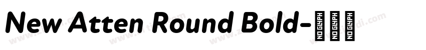 New Atten Round Bold字体转换